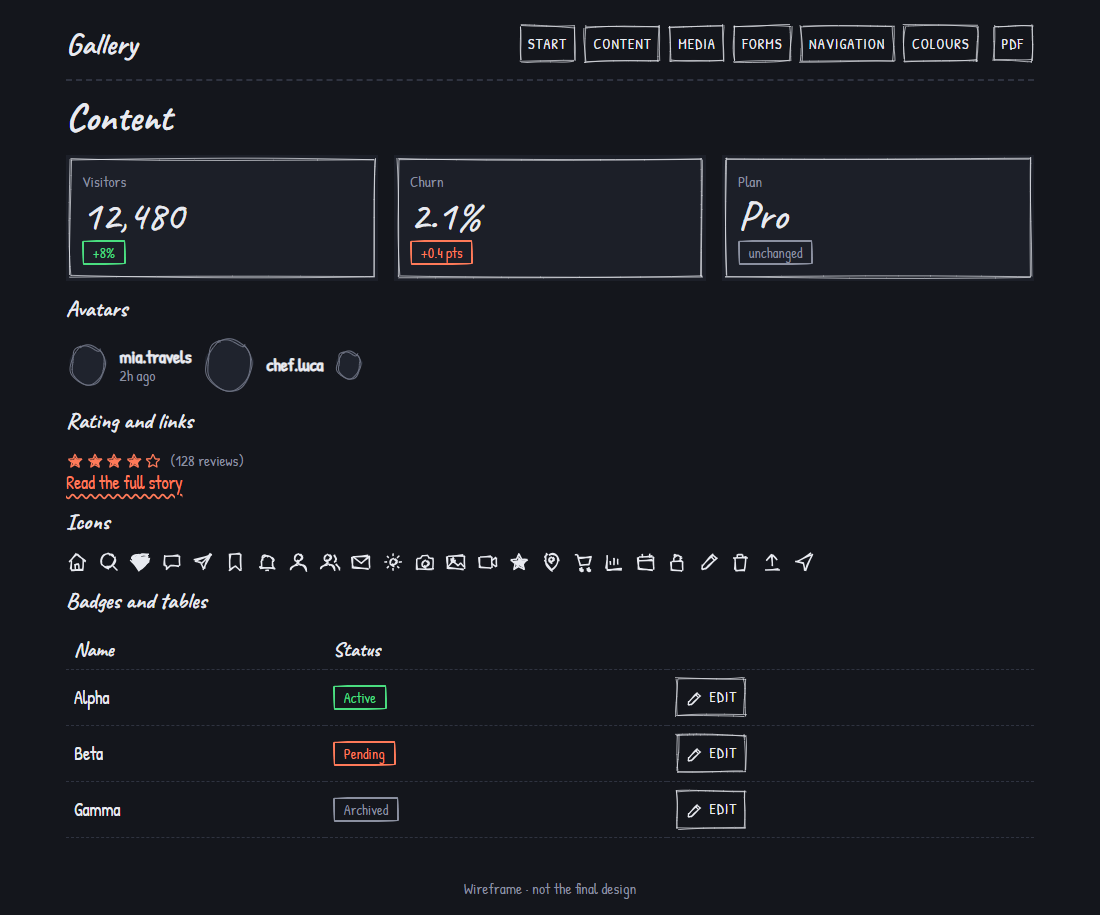 dark theme